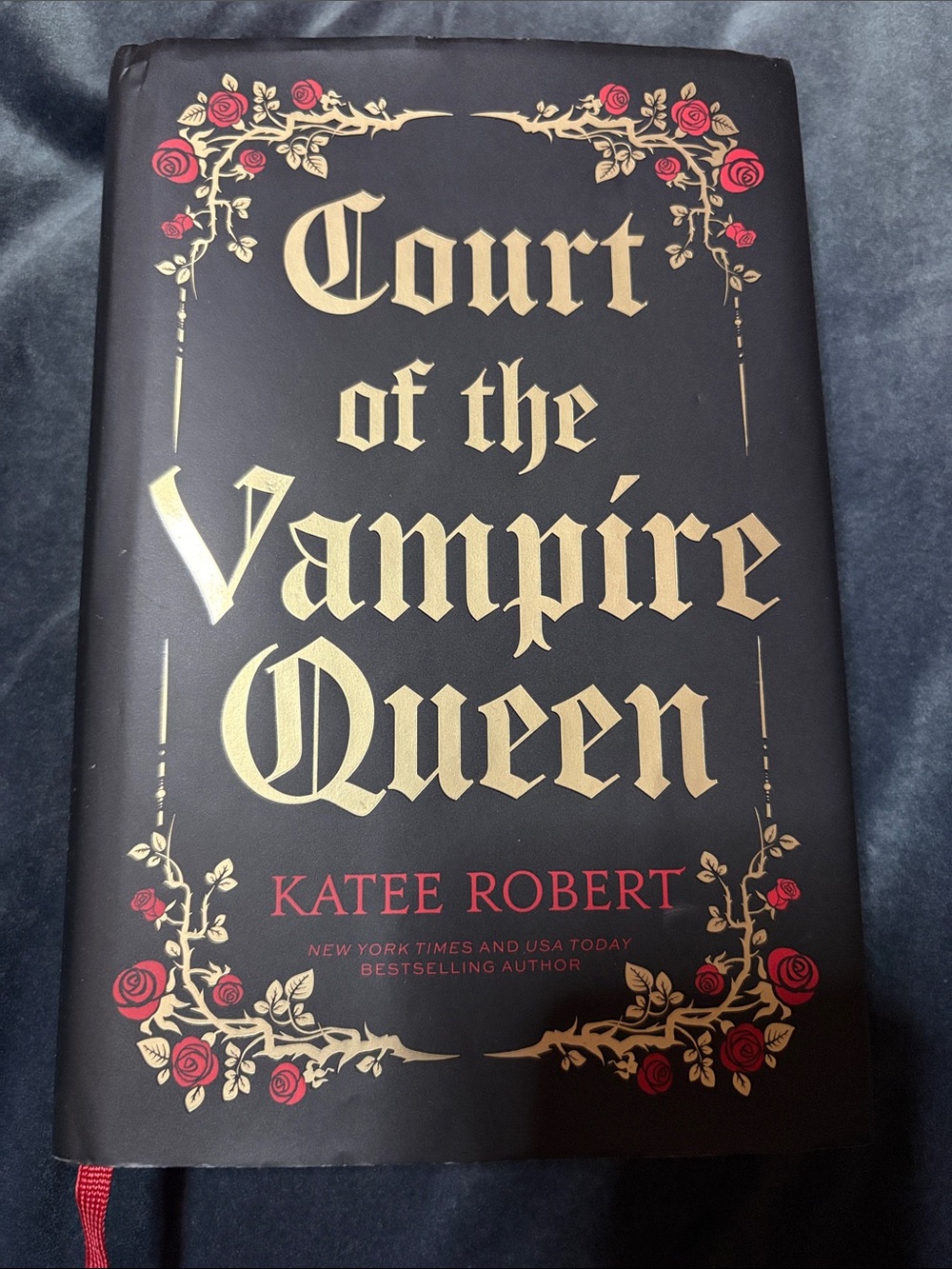 Court of the Vampire Queen Hardcover - Black & Red